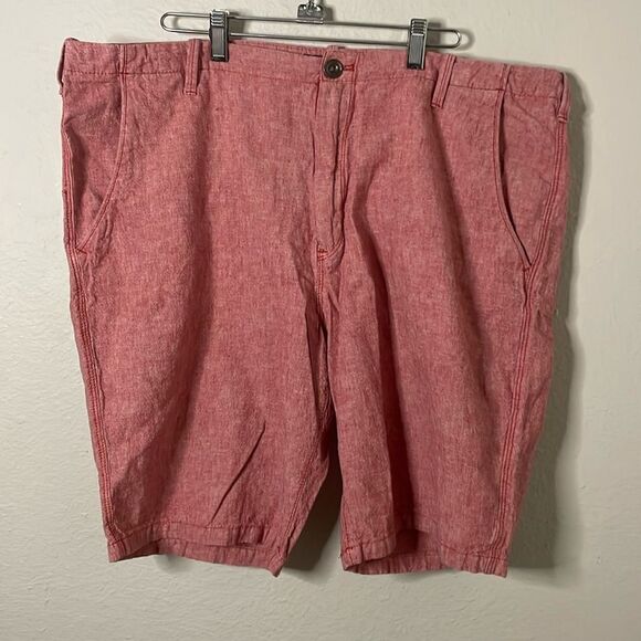 Express Other - Express Linen Blend Shorts Red Men's Size 38